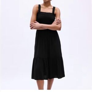 GAP Smocked Midi Dress